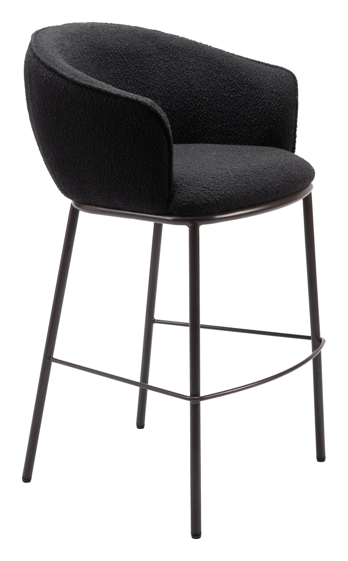 Essen Black & Bronze Barstool by Zuomod at Eve Furniture