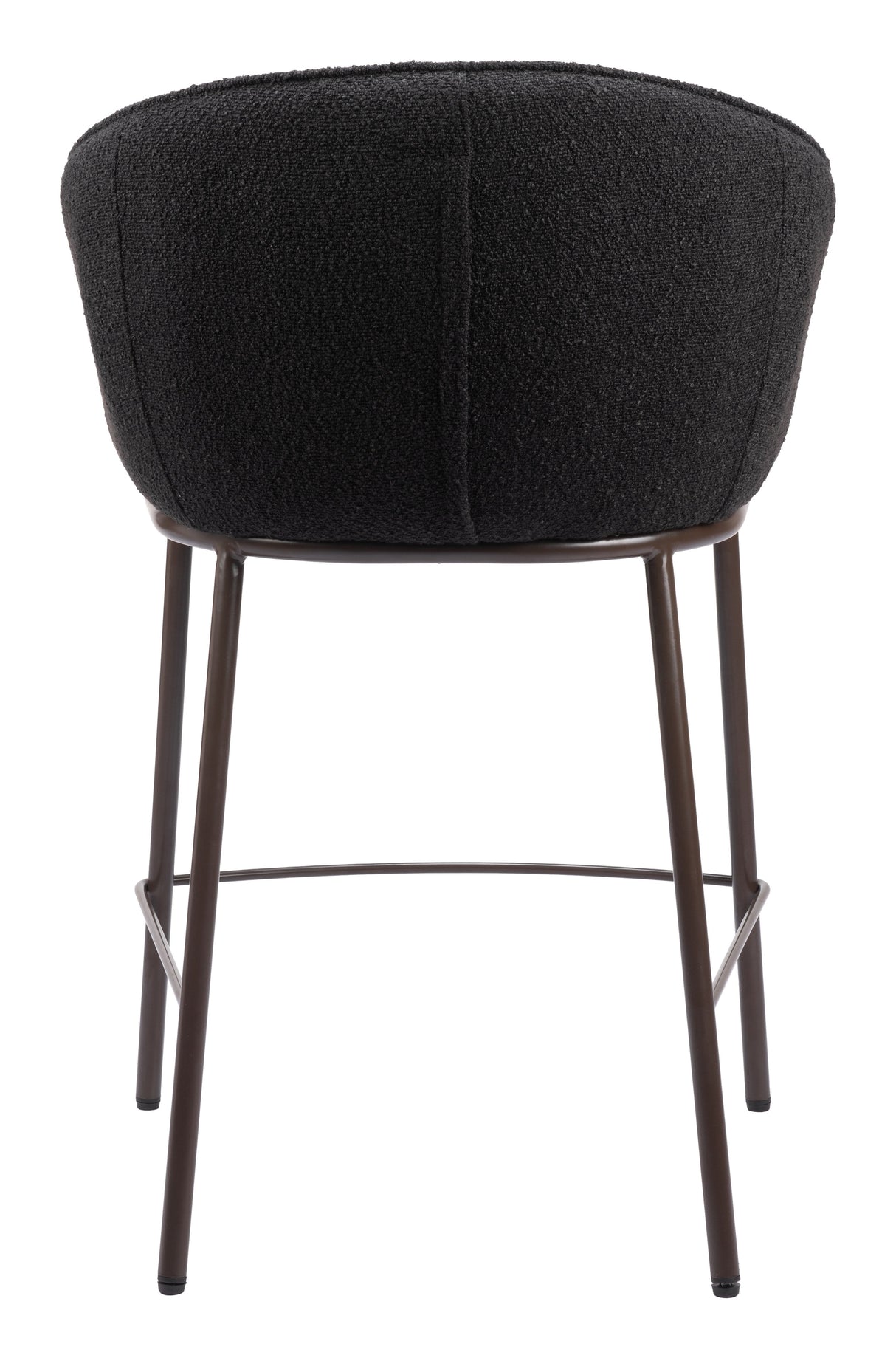 Essen Black & Bronze Counter Stool by Zuomod at Eve Furniture