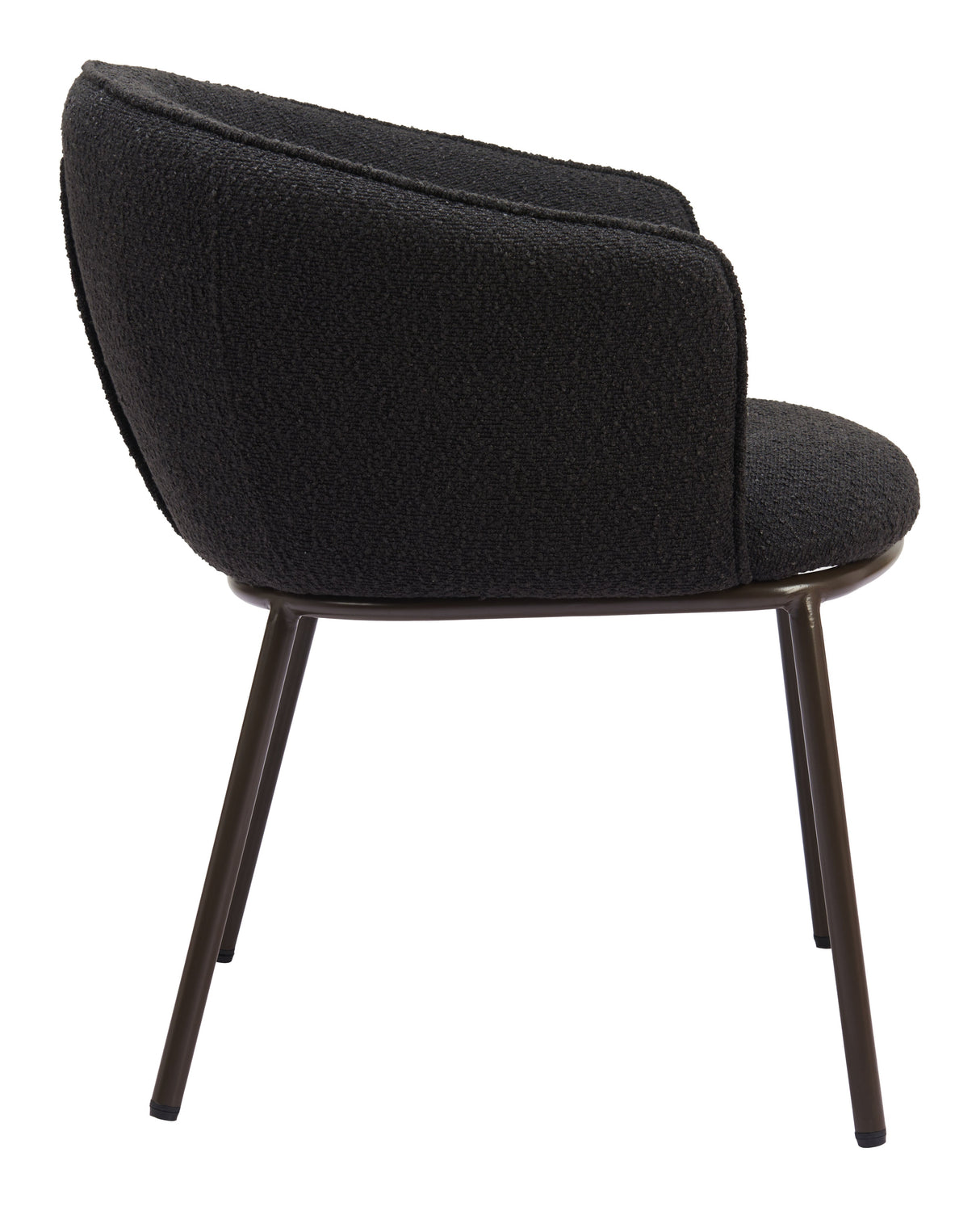 Essen Black & Bronze Dining Chair by Zuomod at Eve Furniture