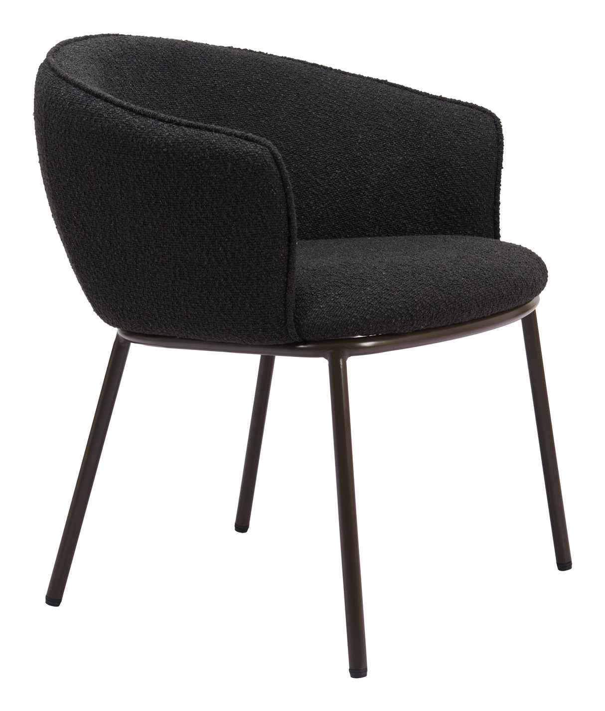 Essen Black & Bronze Dining Chair by Zuomod at Eve Furniture