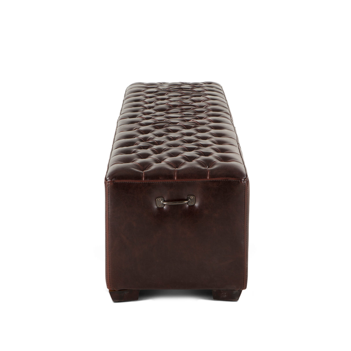 Essex Leeds 53" Bench in Antique Whiskey Leather by Home Trends & Design at Eve Furniture