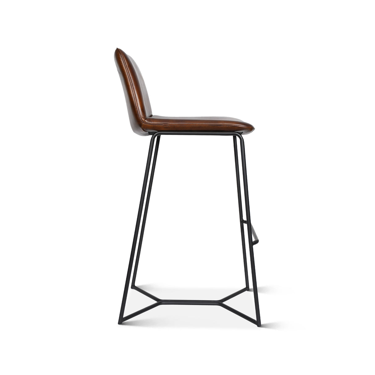 Essex Morgan 18" Bar Chair in Hand Washed Chestnut by Home Trends & Design at Eve Furniture