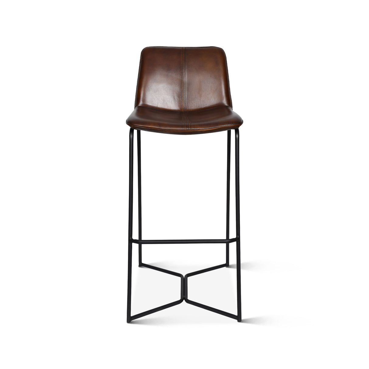 Essex Morgan 18" Bar Chair in Hand Washed Chestnut by Home Trends & Design at Eve Furniture