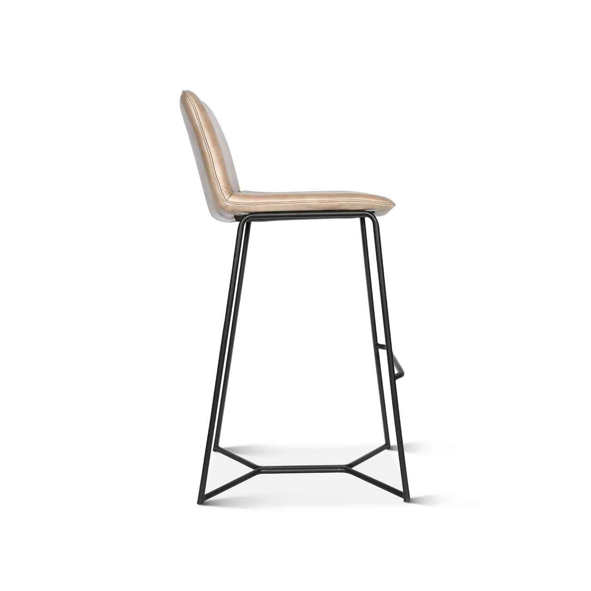Essex Morgan 18" Bar Chair in Hand Washed Taupe by Home Trends & Design at Eve Furniture