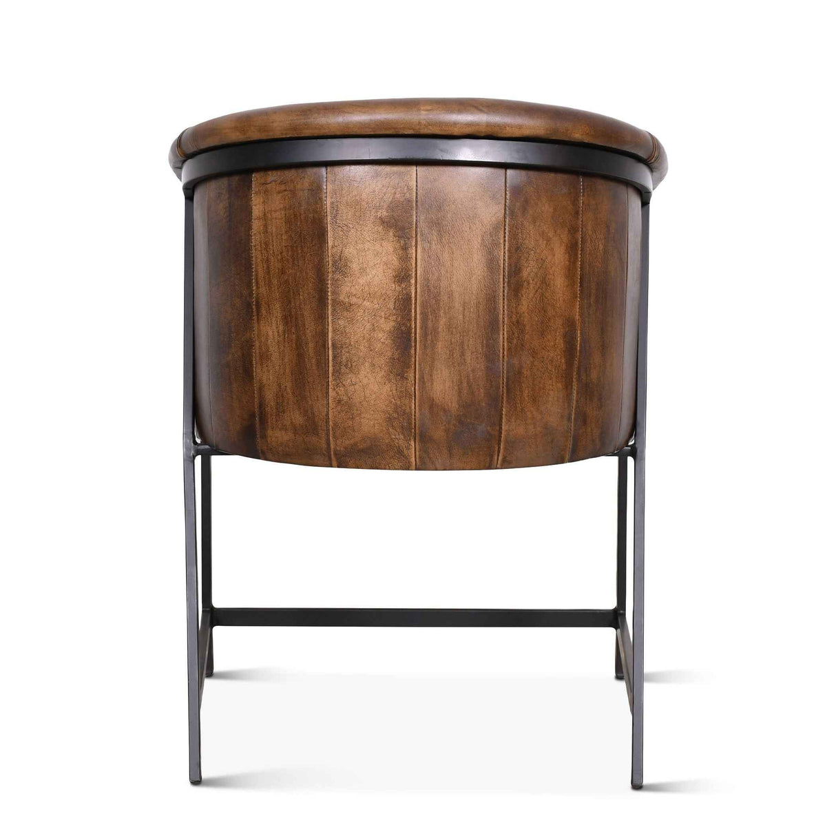 Essex Polo Armchair in Antique Whiskey Leather by Home Trends & Design at Eve Furniture