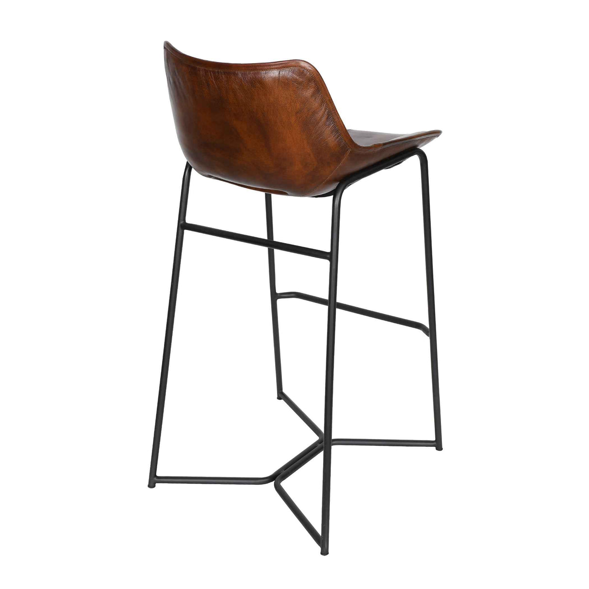Essex Stanley 19" Bar Chair in Hand Washed Chestnut by Home Trends & Design at Eve Furniture