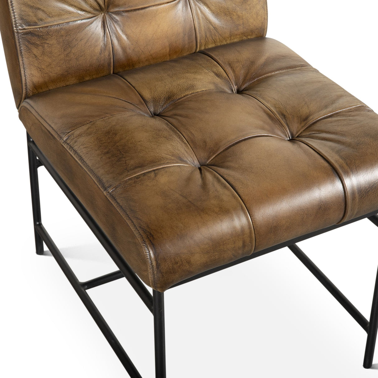 Essex Stockton 19" Dining Chair in Antique Whiskey, Set of 2 by Home Trends & Design at Eve Furniture