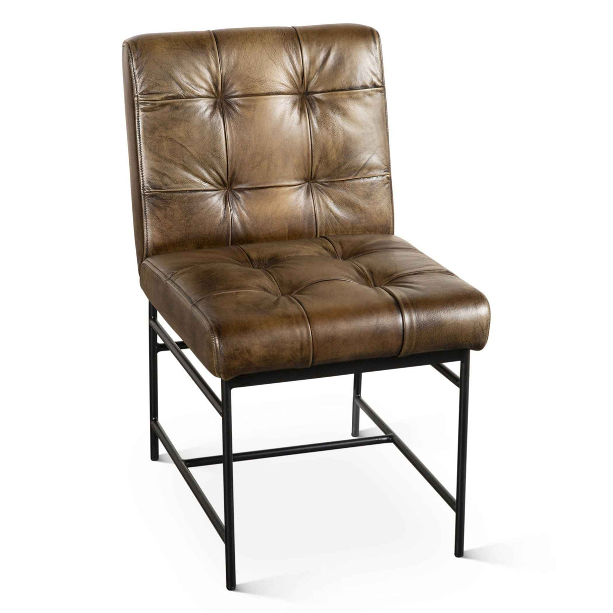 Essex Stockton 19" Dining Chair in Antique Whiskey, Set of 2 by Home Trends & Design at Eve Furniture