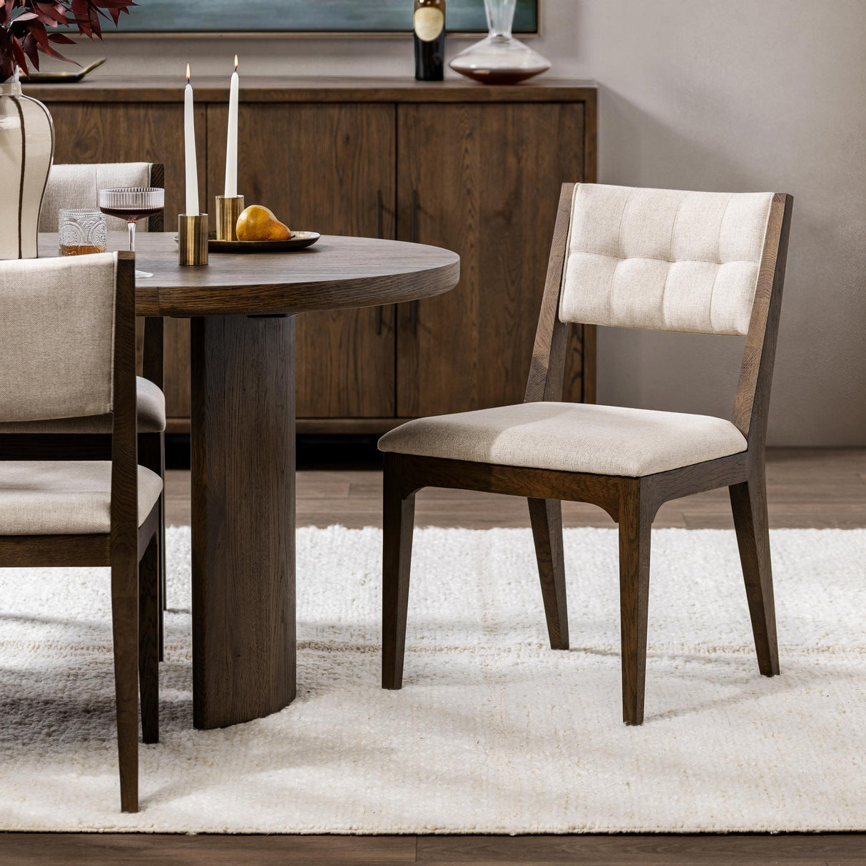 Estelle Dining Chair Set of 2 - Soft Cocoa by Classic Home at Eve Furniture