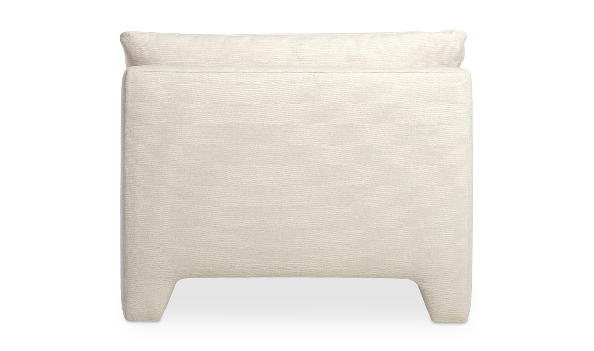 Estelle Lounge Chair Cream by Moe's Home at Eve Furniture