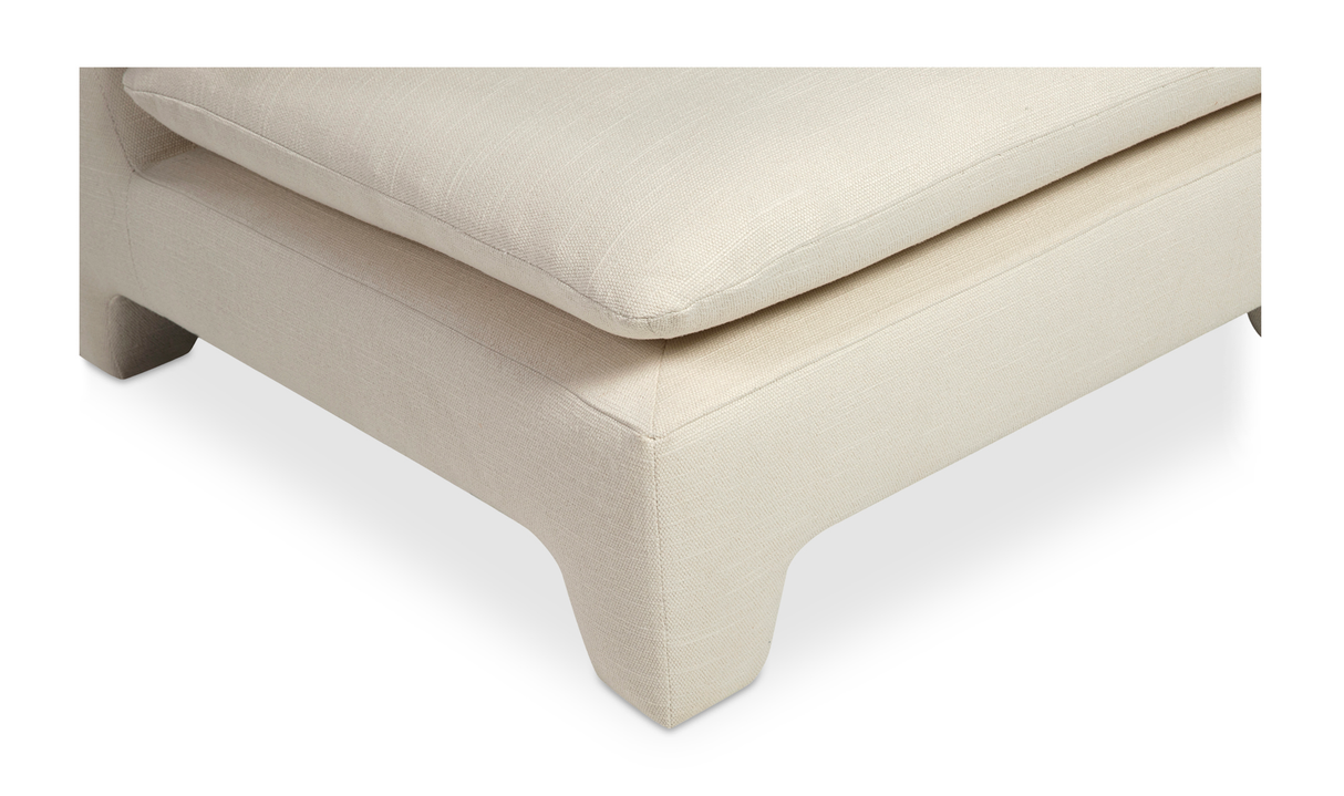 Estelle Lounge Chair Cream by Moe's Home at Eve Furniture