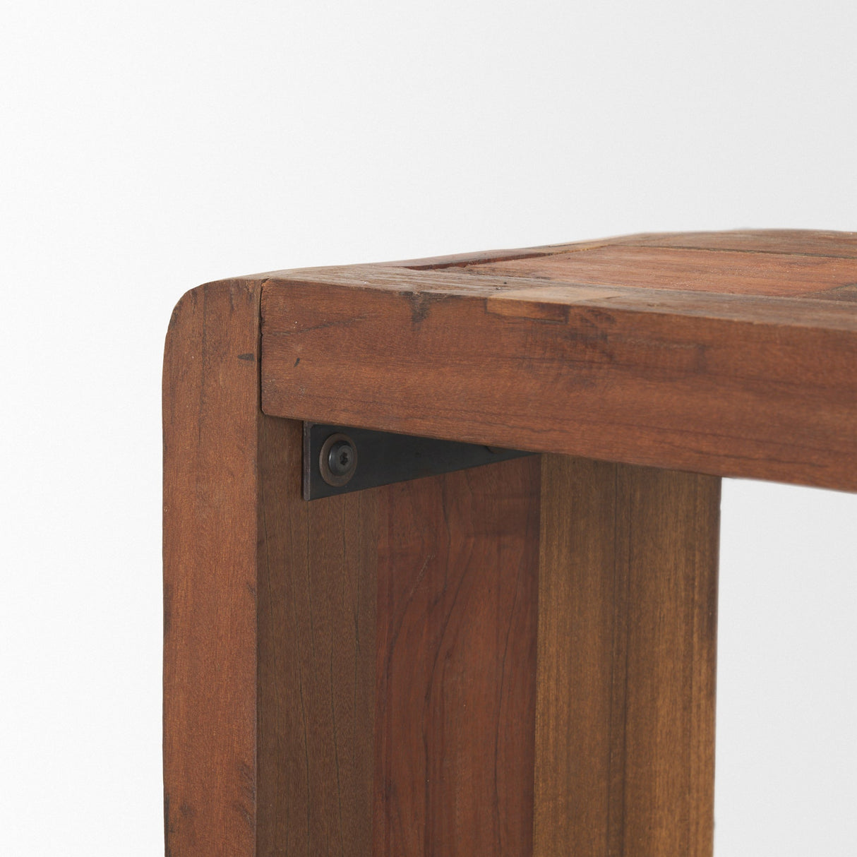 Estelle Rustic Brown Reclaimed Wood Console Table by Mercana at Eve Furniture