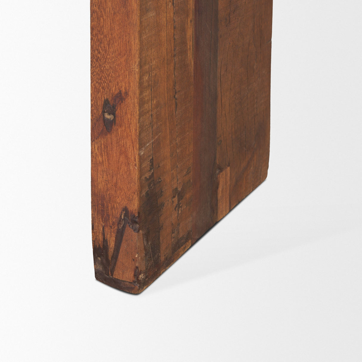 Estelle Rustic Brown Reclaimed Wood Console Table by Mercana at Eve Furniture