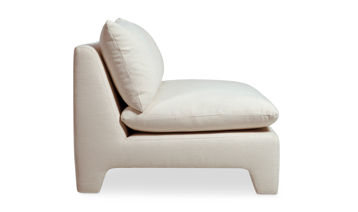 Estelle Sofa Cream by Moe's Home at Eve Furniture