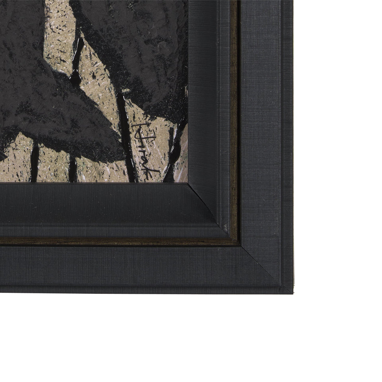 Etched Silouette I by Mercana Studio a Hand Embellished Textured Framed Art Print by Mercana at Eve Furniture