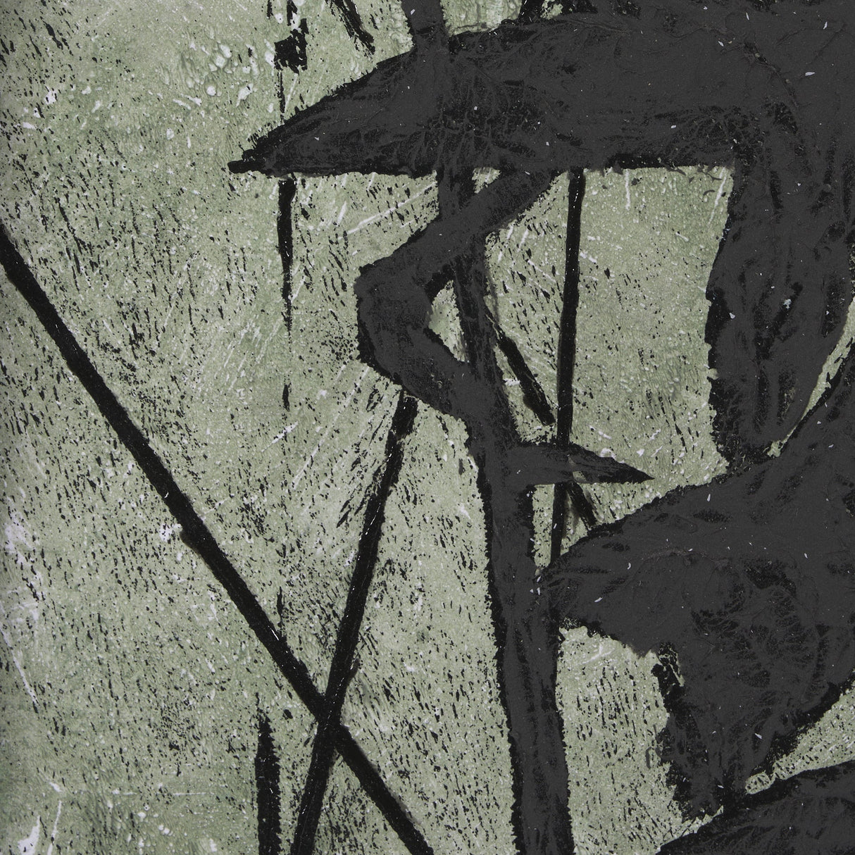 Etched Silouette VI by Mercana Studio a Hand Embellished Textured Framed Art Print by Mercana at Eve Furniture