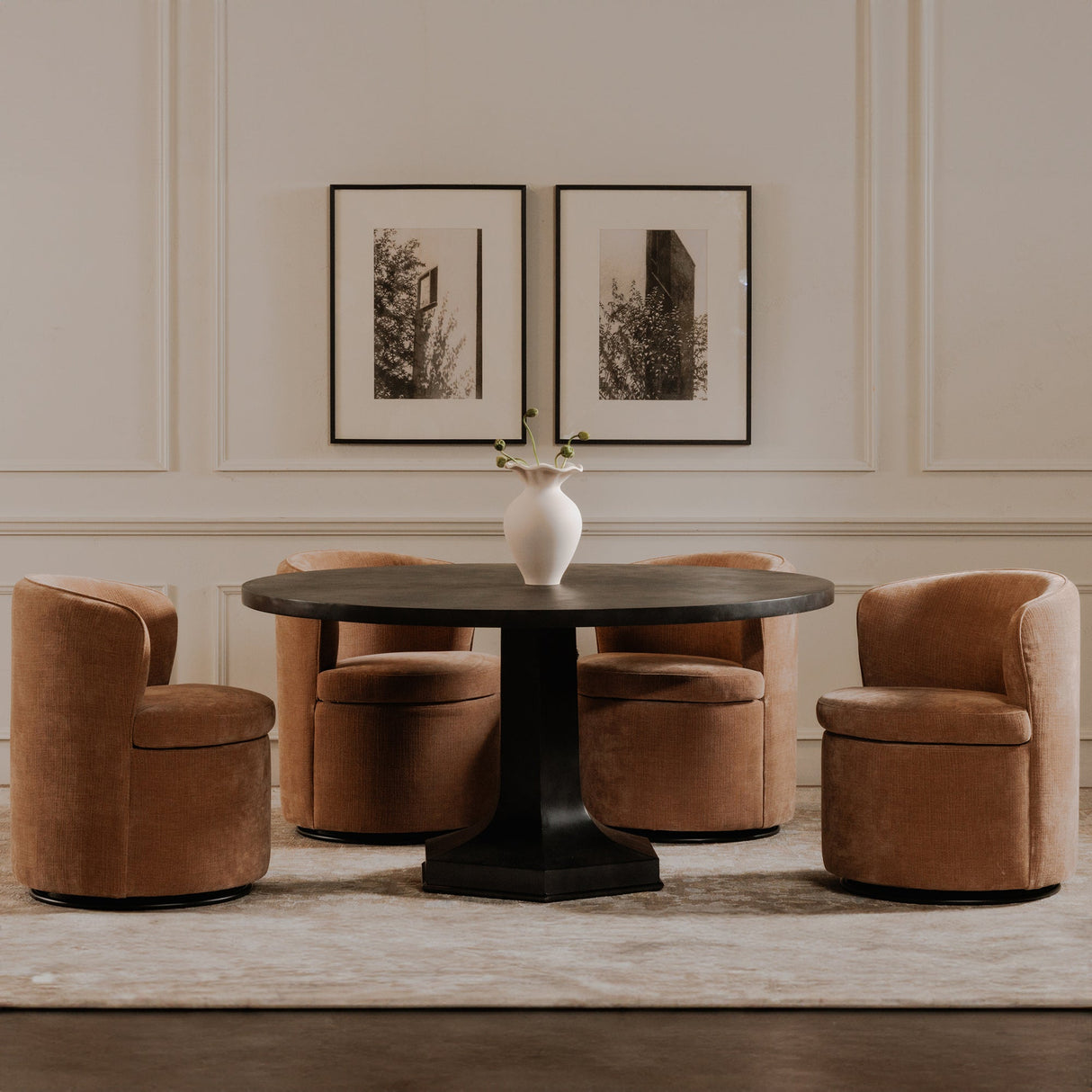 Ethan Black Dining Table by MOES at Eve Furniture