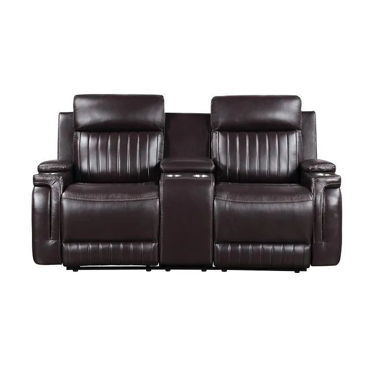 Ethan Brown 3-Piece Reclining Living Room Set by New Era Innovations at Eve Furniture