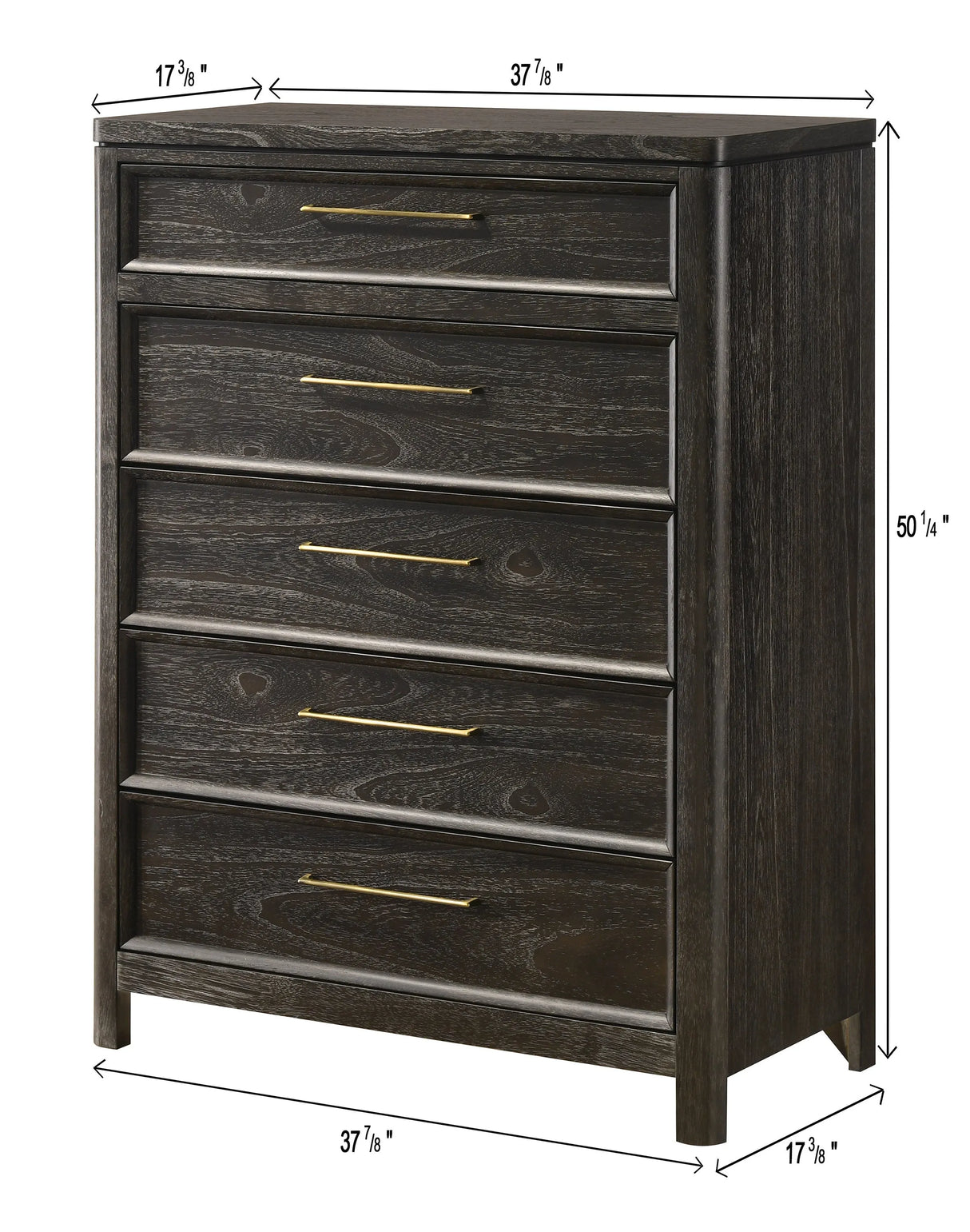 Ethel Dark Brown Chest by Crown Mark at Eve Furniture