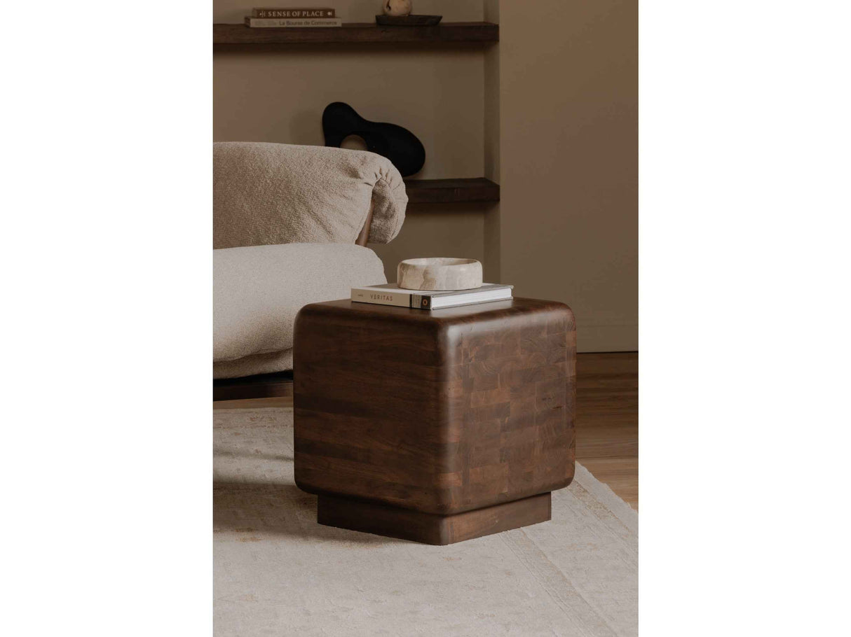 Eton Dark Brown Side Table by Moe's Home at Eve Furniture