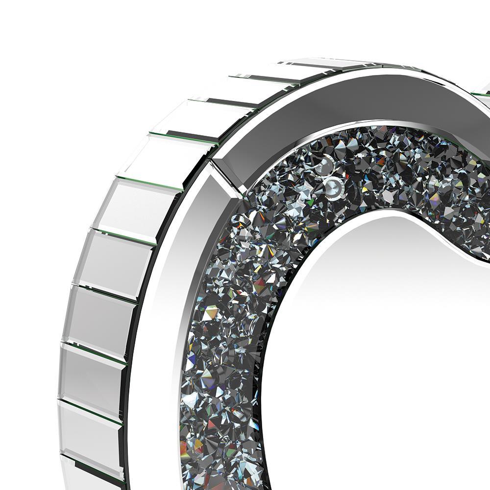 Euston Silver Heart Shape Table Mirror by Coaster at Eve Furniture