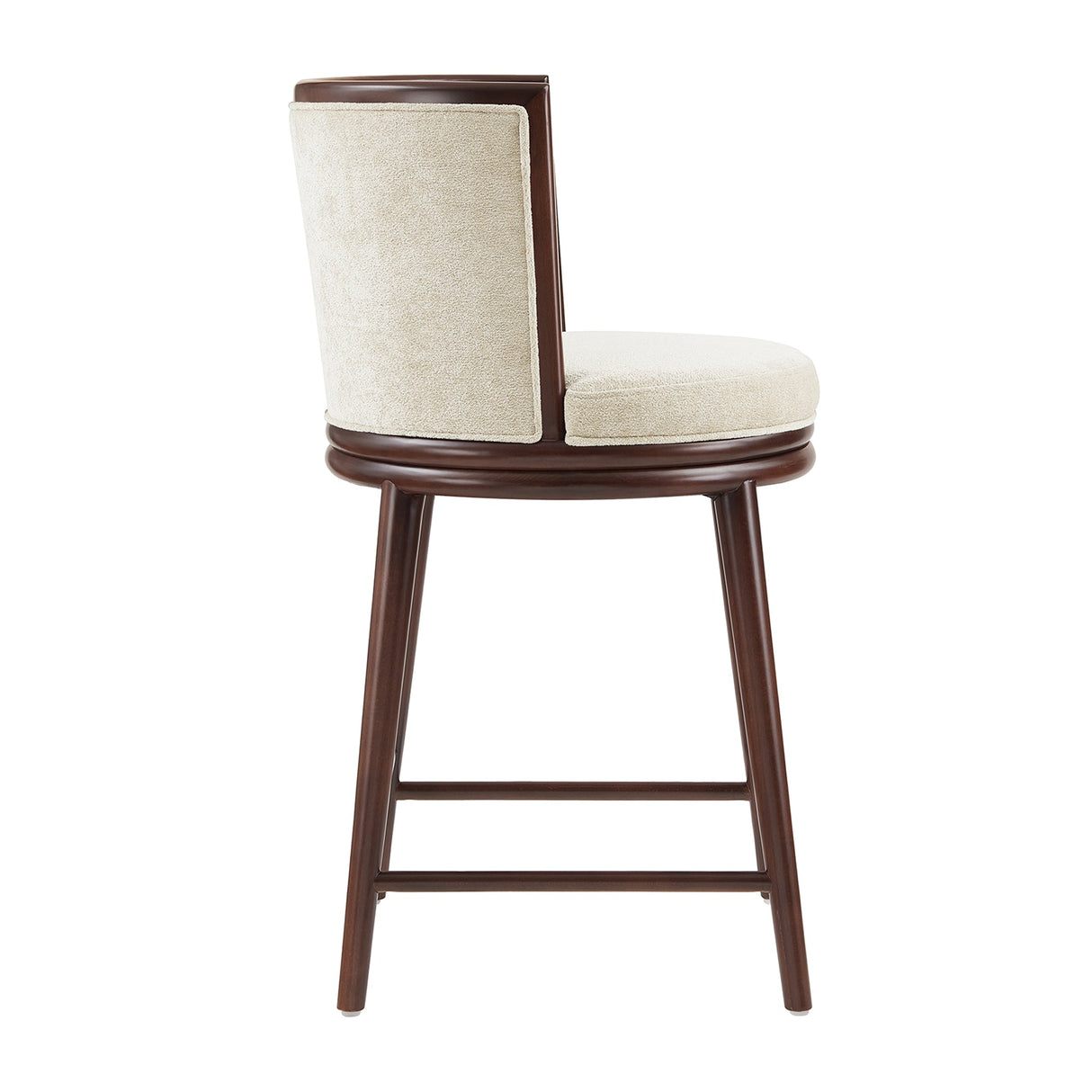 Evalyn Counter Stool in Cream by Manhattan Comfort at Eve Furniture