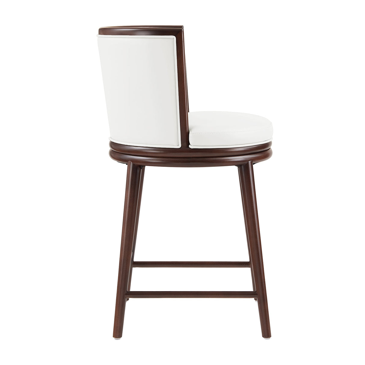Evalyn Counter Stool in White (set of 3) by Manhattan Comfort at Eve Furniture