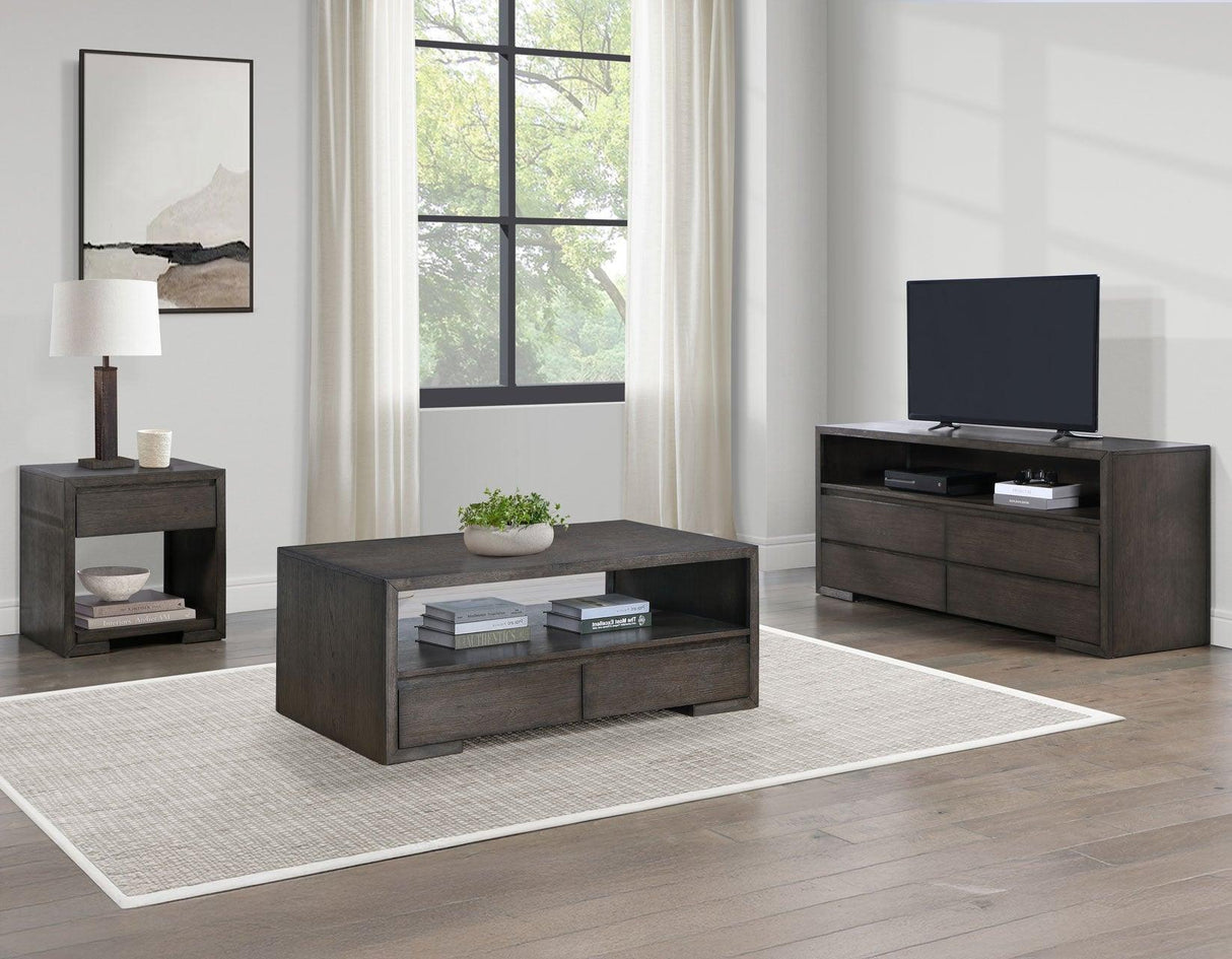 Evan 64″ TV Console by Steve Silver at Eve Furniture