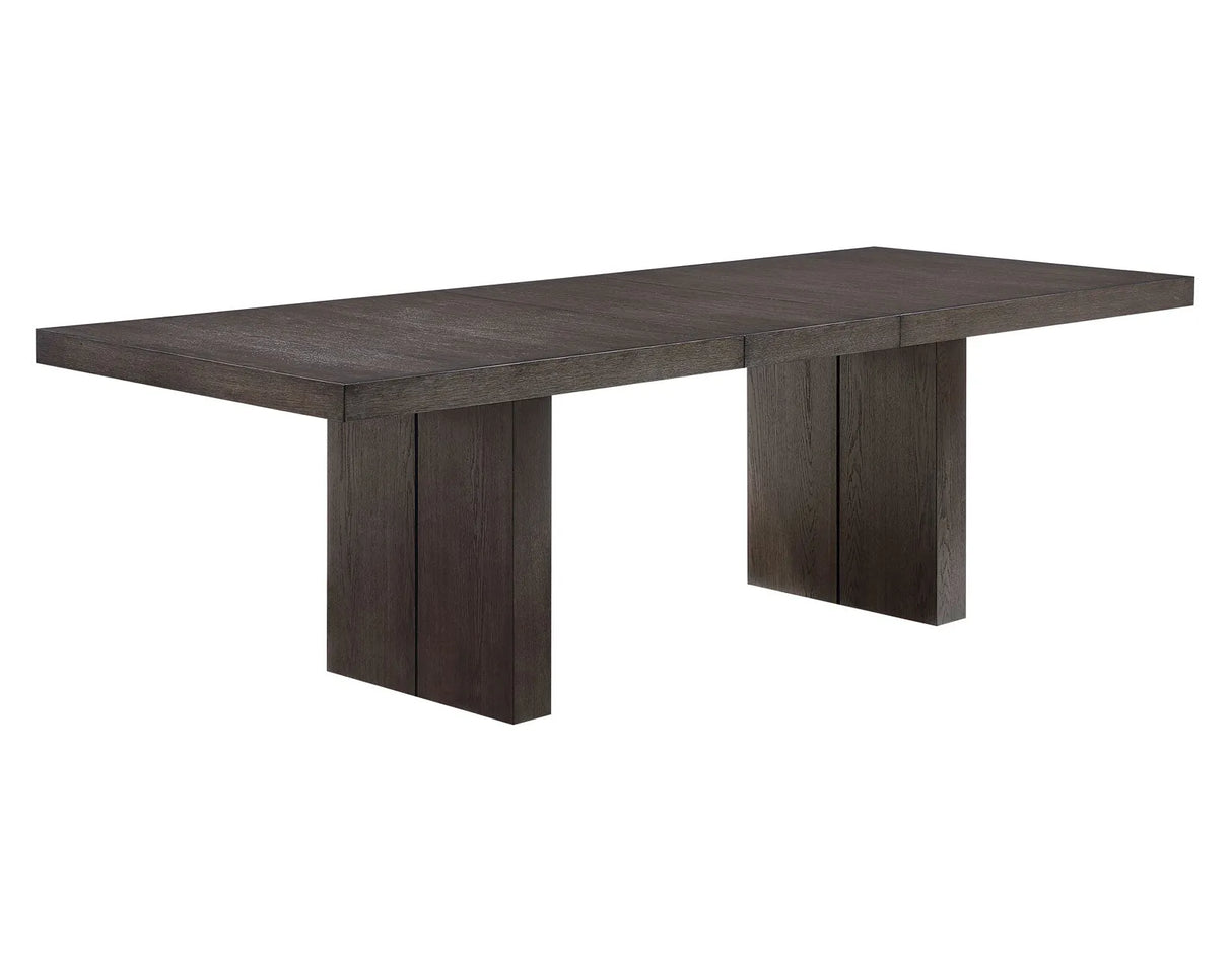 Evan Eggshell/Walnut Brown Dining Room Set by Steve Silver at Eve Furniture