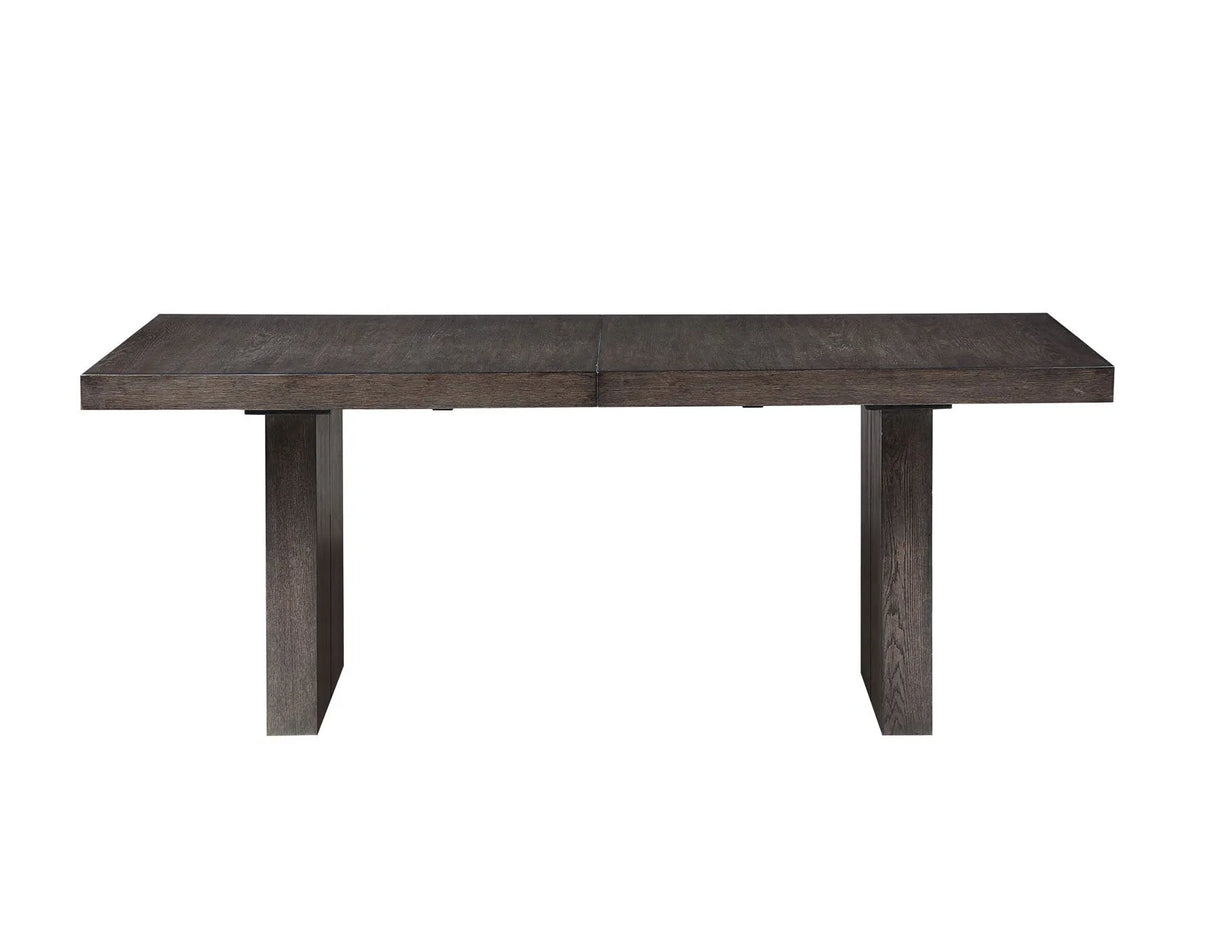 Evan Eggshell/Walnut Brown Dining Room Set by Steve Silver at Eve Furniture