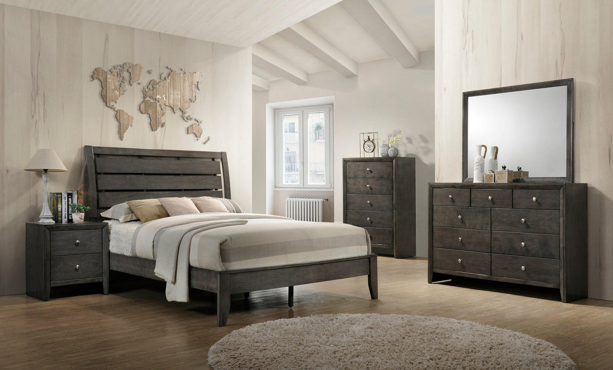 Evan Gray Bedroom Mirror (Mirror Only) by Crown Mark at Eve Furniture