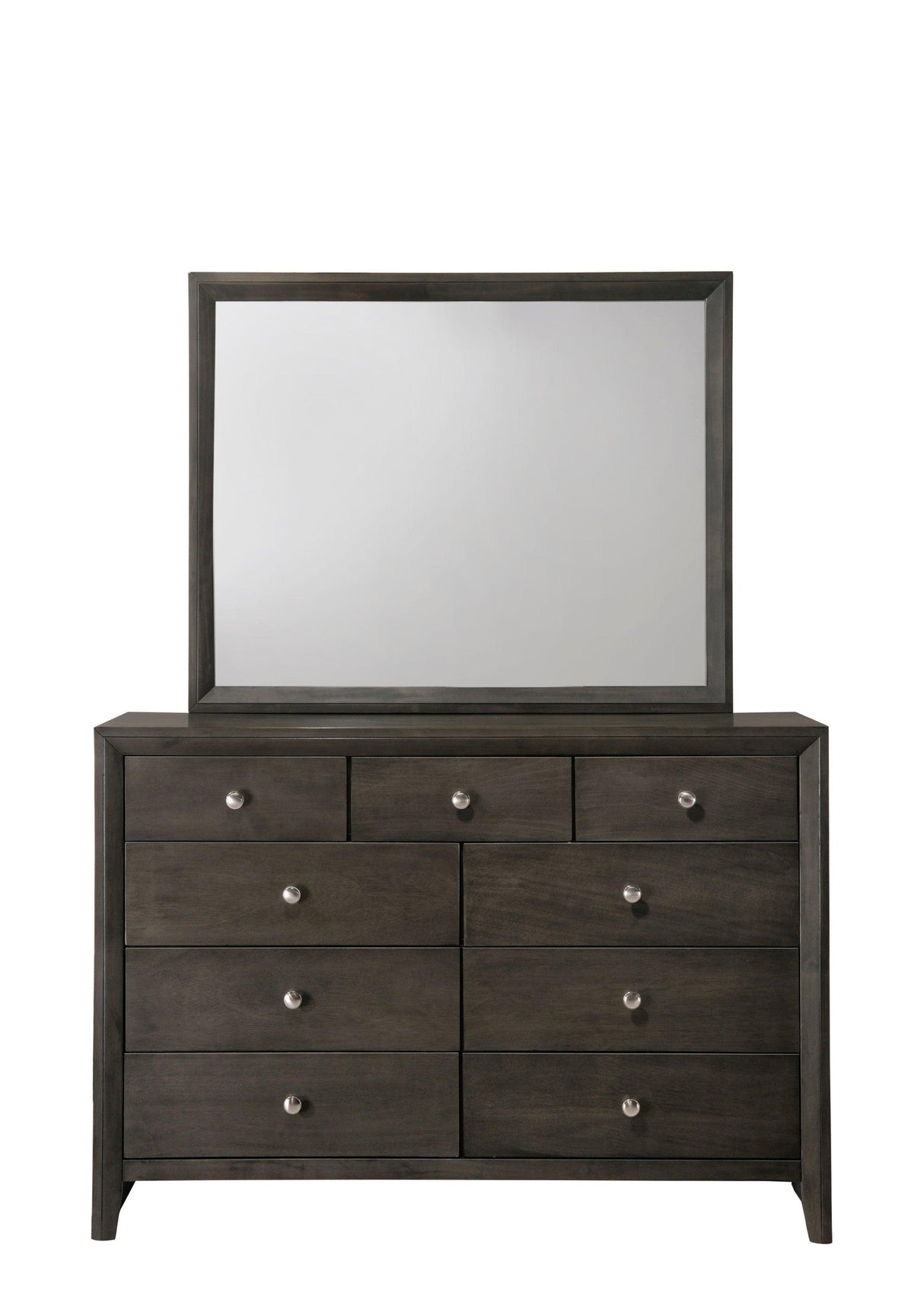 Evan Gray Bedroom Mirror (Mirror Only) by Crown Mark at Eve Furniture