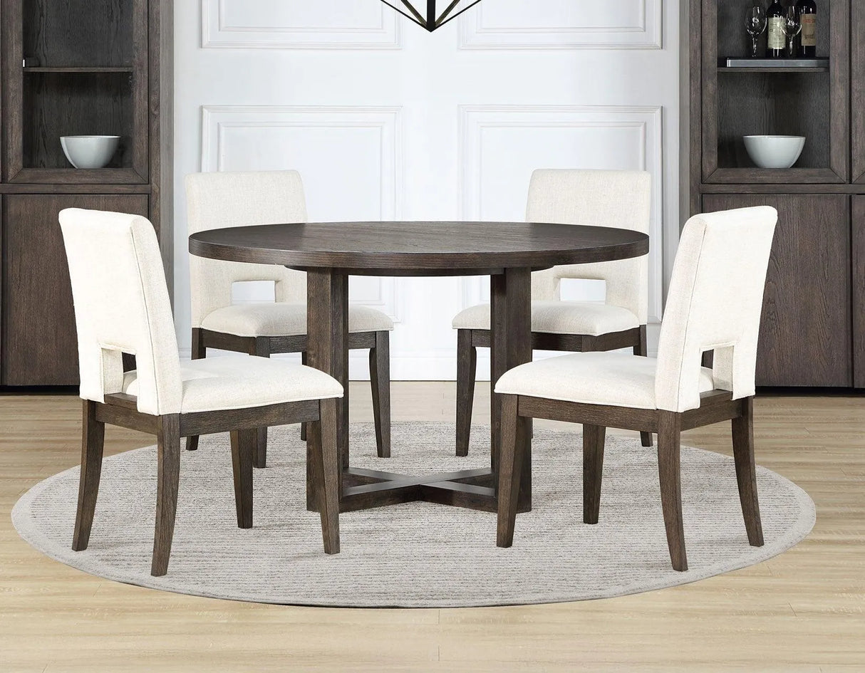 Evan Linen-look Side Chair by Steve Silver at Eve Furniture