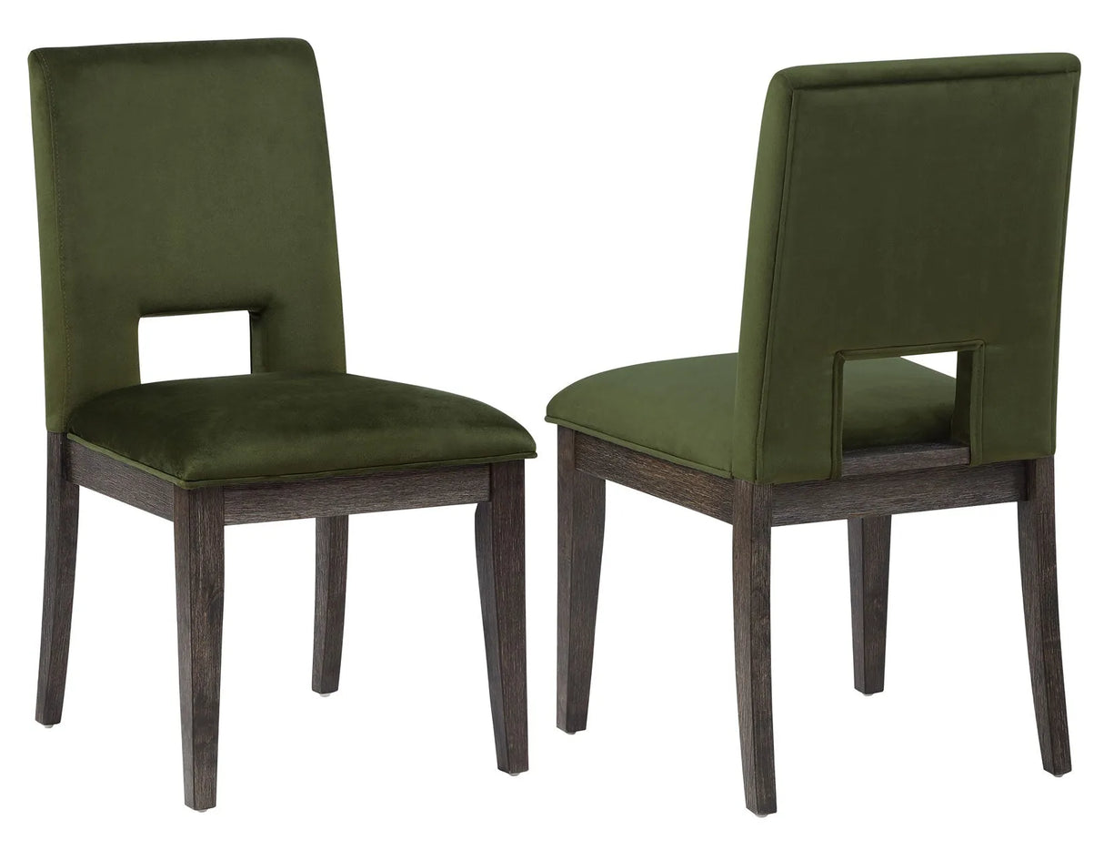Evan Walnut Brown Dining Room Set by Steve Silver at Eve Furniture