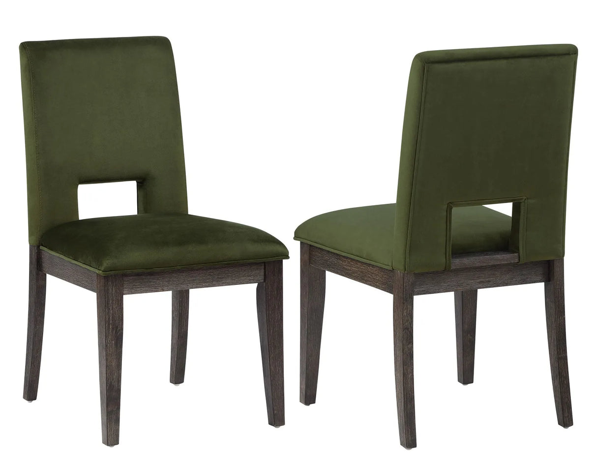 Evan Walnut Brown Dining Room Set by Steve Silver at Eve Furniture