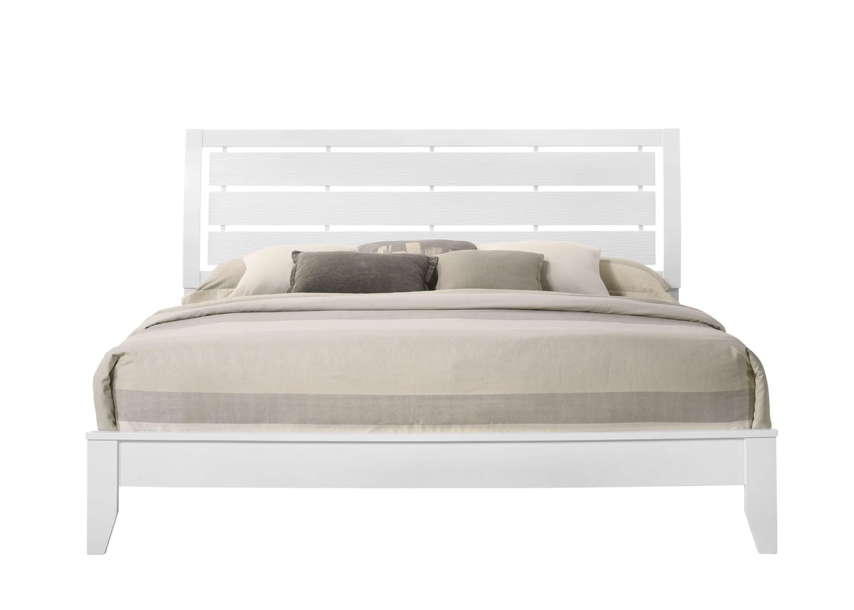 Evan White Panel Bedroom Set by Crown Mark at Eve Furniture