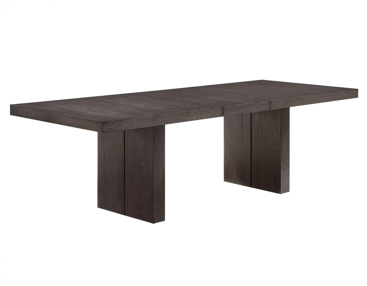 Evan 78-96 inch Dining Table with 18″ Leaf by Steve Silver at Eve Furniture