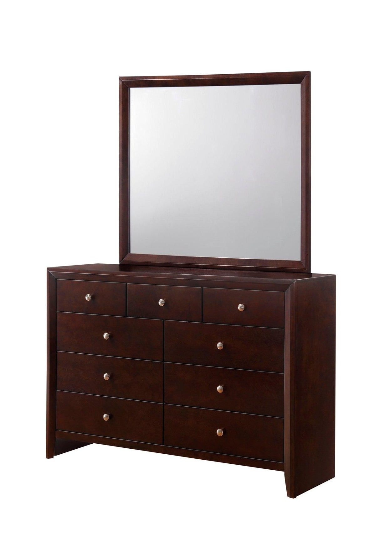 Evan Cherry Bedroom Mirror (Mirror Only) by Crown Mark at Eve Furniture