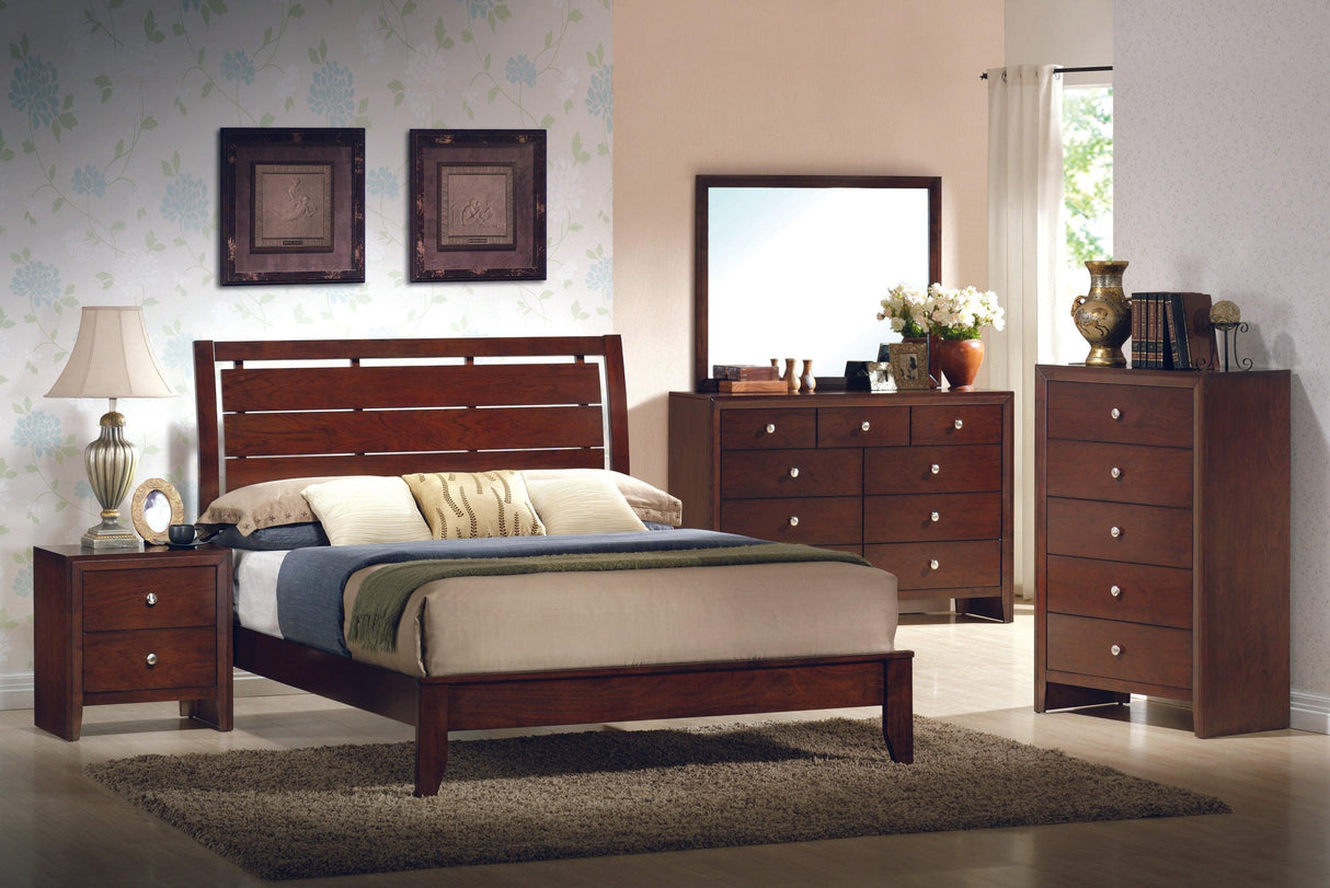 Evan Cherry Bedroom Mirror (Mirror Only) by Crown Mark at Eve Furniture