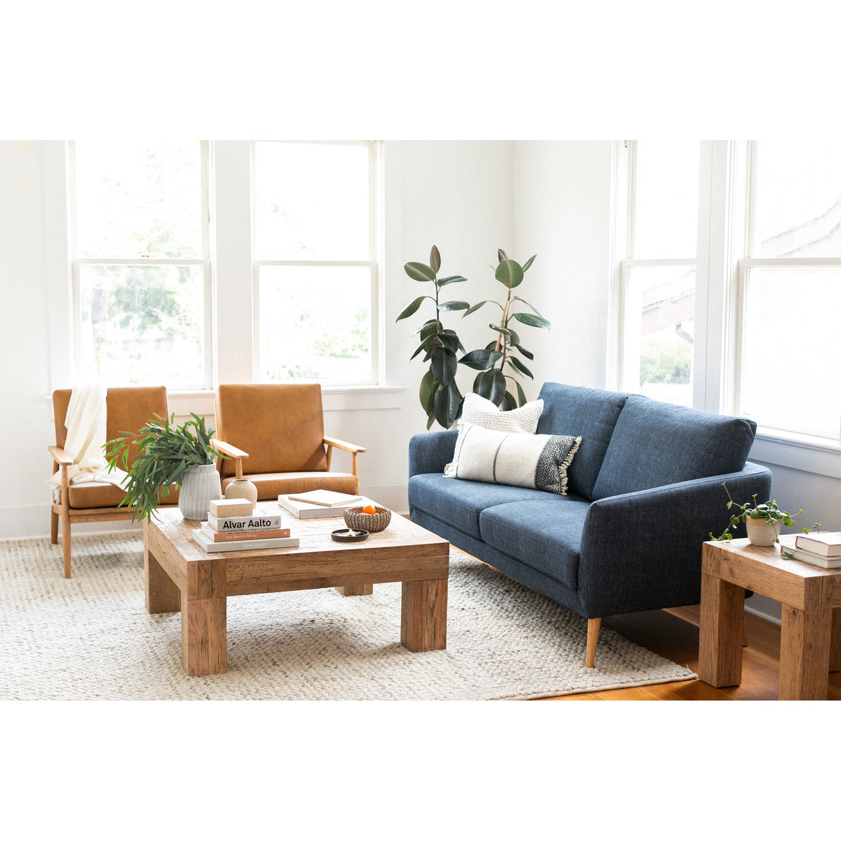 Evander Natural Coffee Table by Moe's Home at Eve Furniture