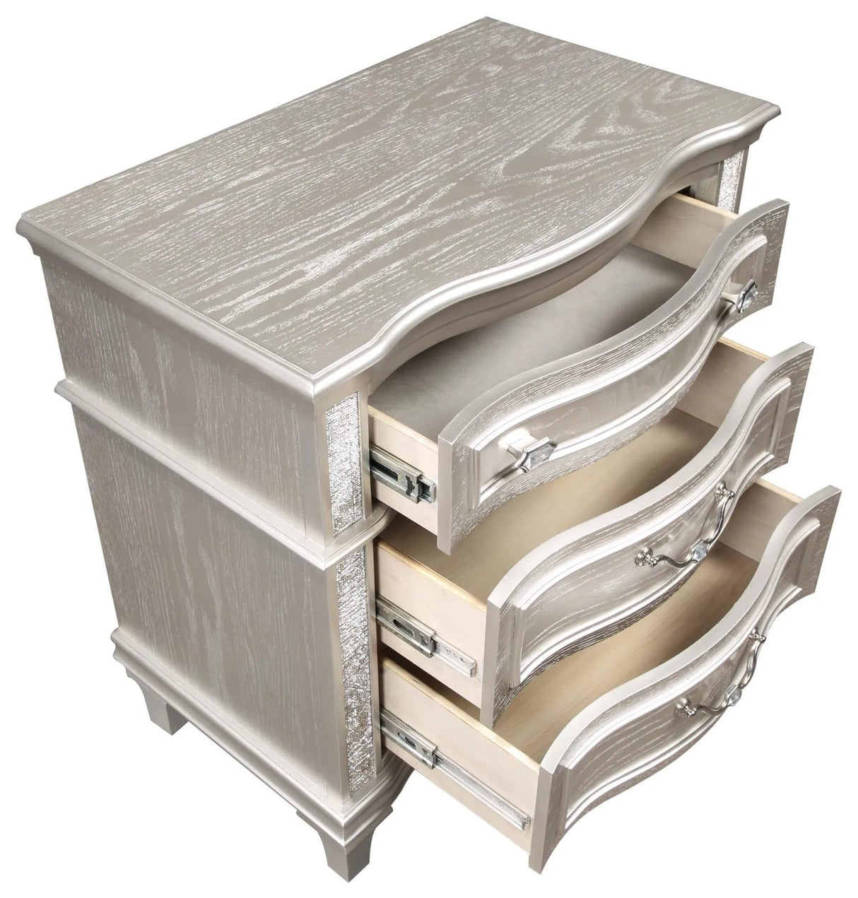 Evangeline 3-Drawer Nightstand by Coaster at Eve Furniture