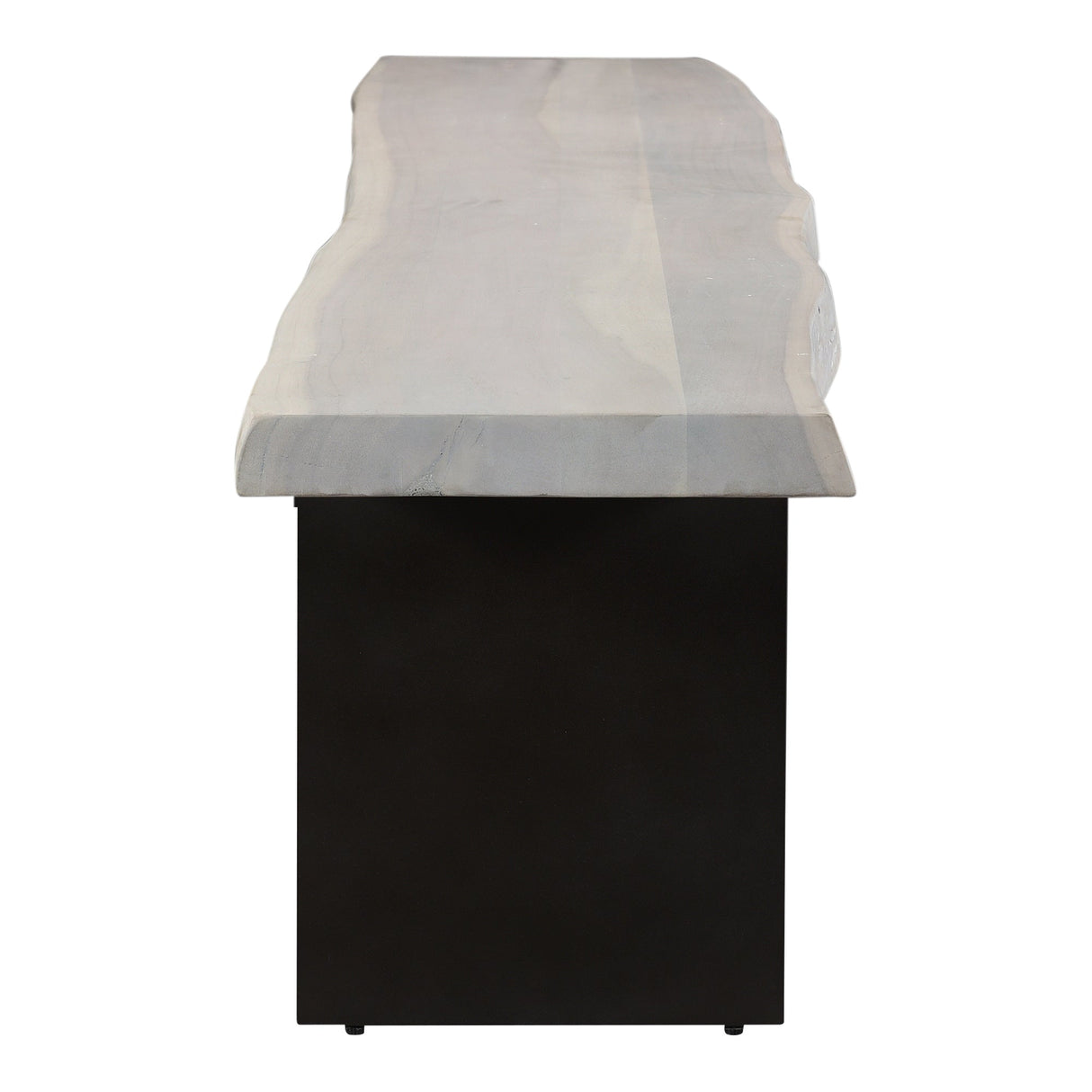 Evans White Dining Bench by MOES at Eve Furniture
