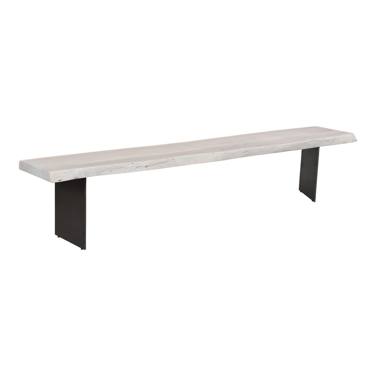 Evans White Dining Bench by MOES at Eve Furniture