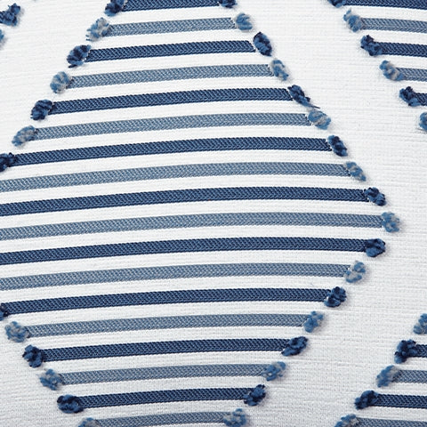 Evansley Chair and Ottoman in Navy by Ashley at Eve Furniture