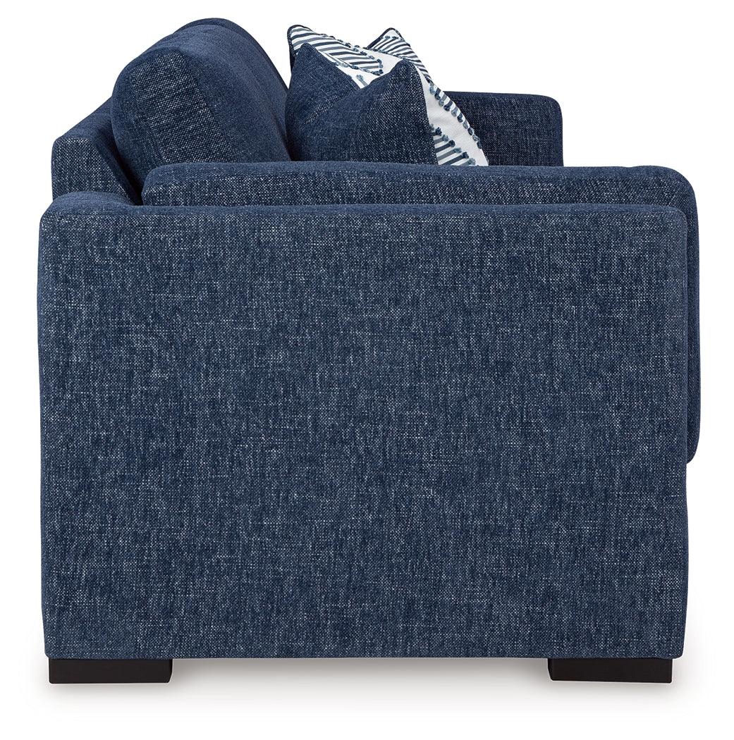 Evansley Navy Sofa by Ashley at Eve Furniture