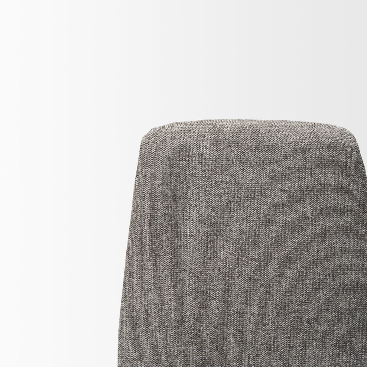 Eve Dining Chair w/ Gray Fabric & Matte Black Metal, Set of 2 by Mercana at Eve Furniture