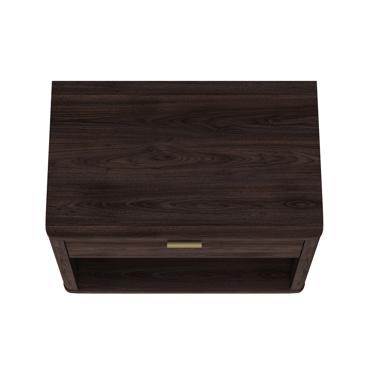 Evelyn 32" Nightstand 2.0 in Brown by Manhattan Comfort at Eve Furniture