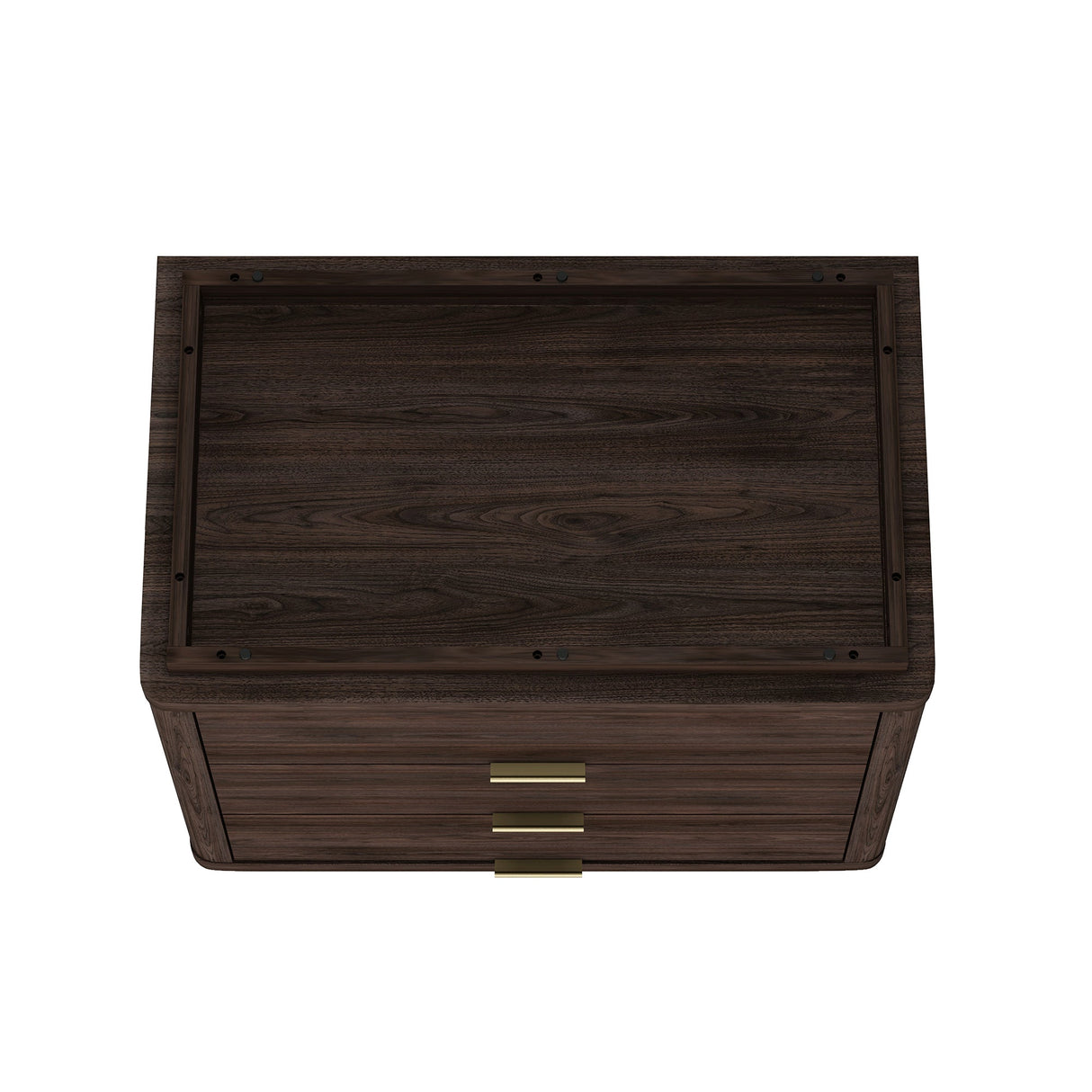 Evelyn 32" Nightstand 4.0 in Brown (set of 2) by Manhattan Comfort at Eve Furniture