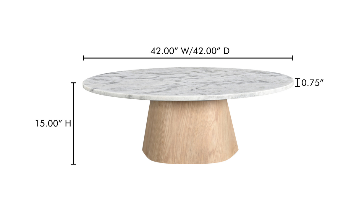 Evelyn Coffee Table Ashen Grey Matrix by Moe's Home at Eve Furniture