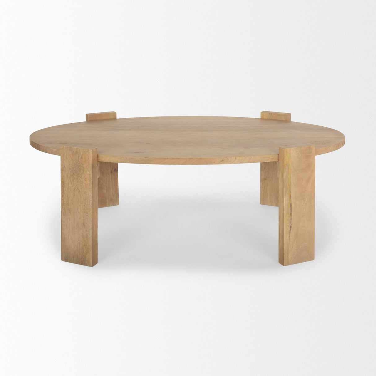 Evelyn Light Brown Oblong Coffee Table by Mercana at Eve Furniture